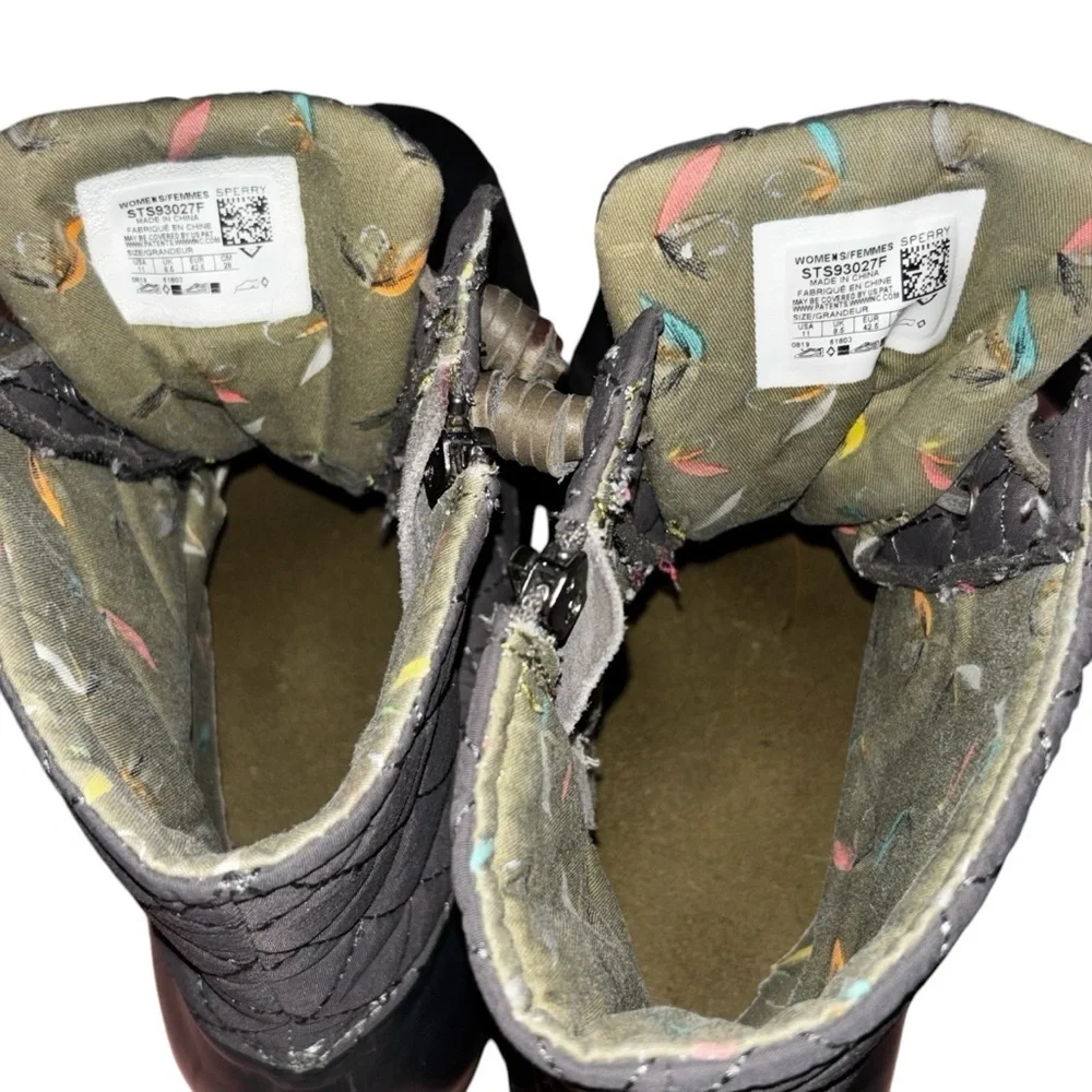 Sperry Saltwater Duck Boots, sz 11